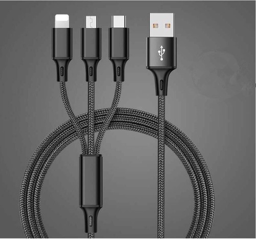 3 in 1 Multi USB Charger Charging Cable Cord For iPhone TYPE C Android Micro USB - Picture 11 of 11