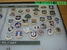 ✅ Large Mixed Lot of 30+ US Military USAF Air Force Hat/Shirt Pins USA Pilot