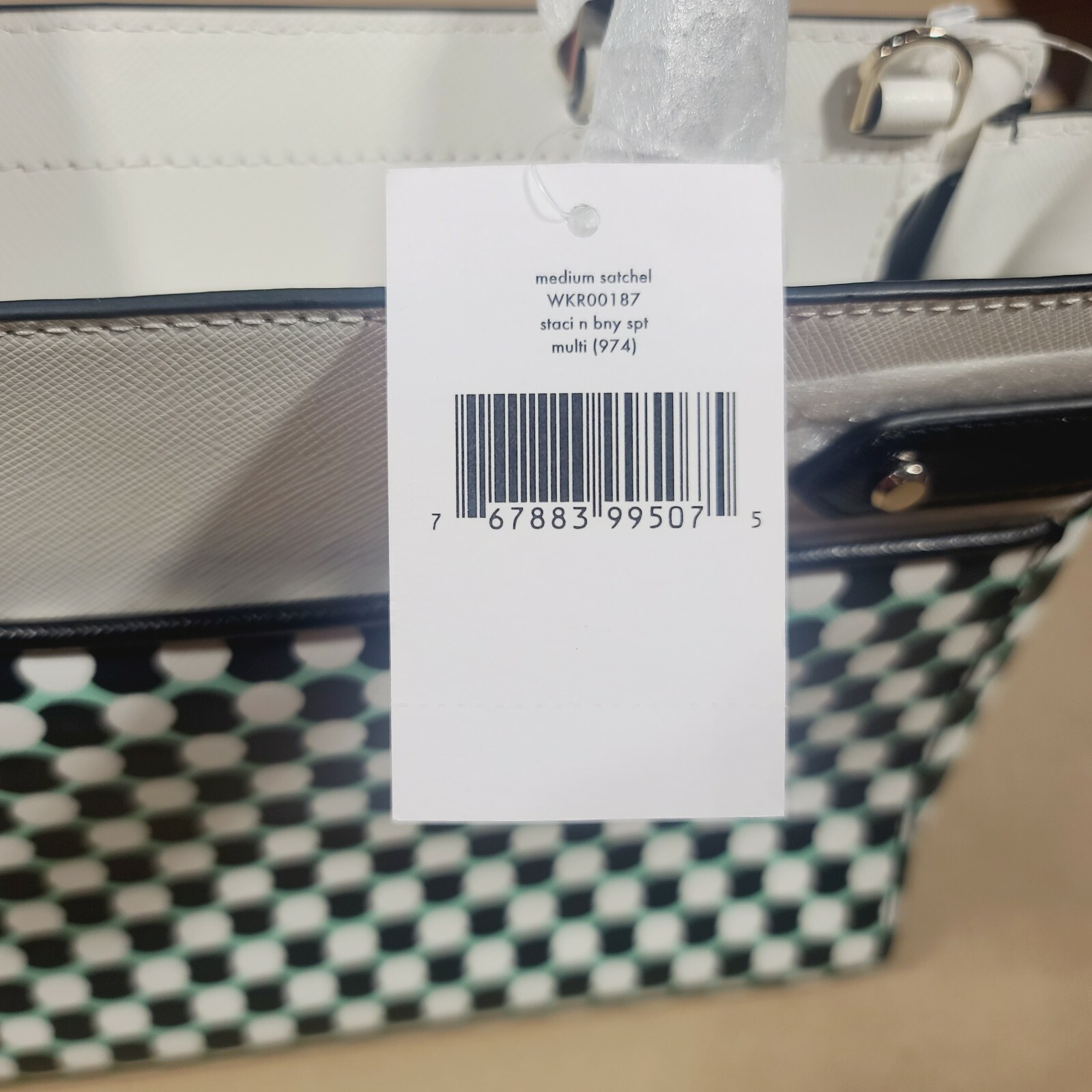 staci new benay spot medium satchel