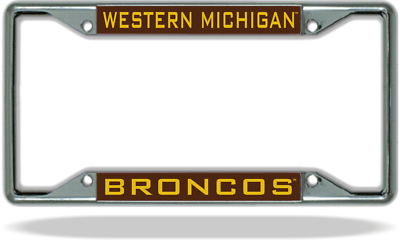 Western Michigan BRONCOS License Plate Frame
