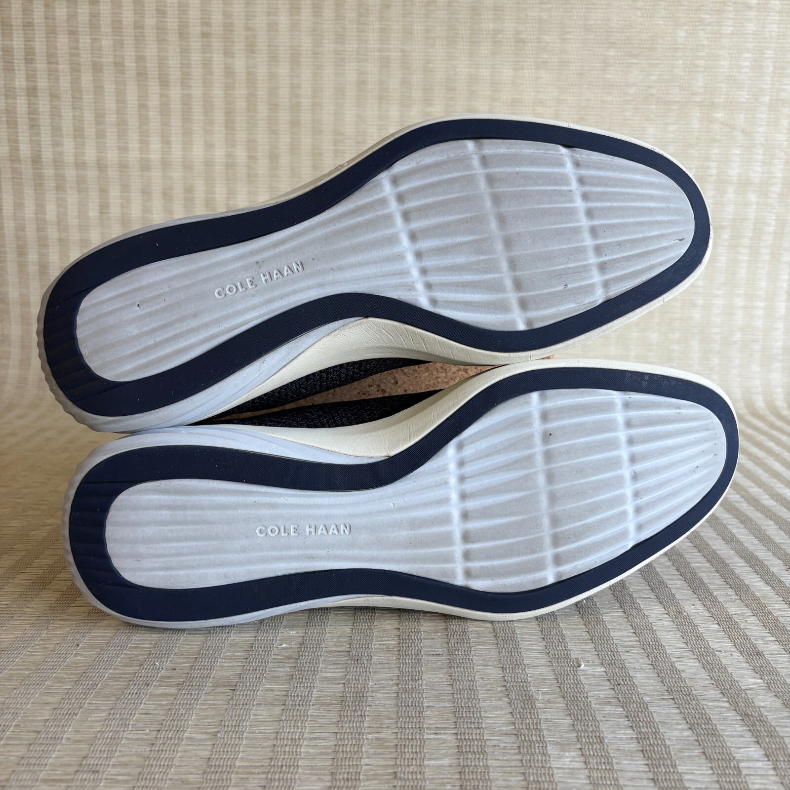 SAOLA Scarpe Oxford Cole Haan da uomo GrandEvolution Stitchlite blu in maglia C33107 taglia 9 5 M