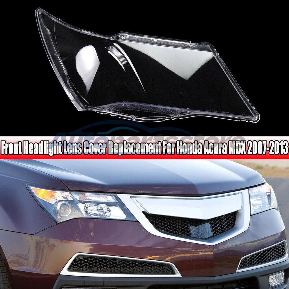 Right Passenger Side Headlight Lens Headlamp Cover For Honda Acura MDX 2007-2013