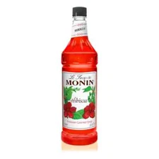 Monin Hibiscus Syrup (1L), H-Hibiscus, 1.0L