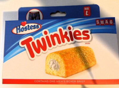 Hostess Twinkies SWAG Boxer Brief in Gift Box Choose Size