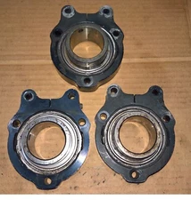 (Qty 3) CRG Kart 45mm Axle Bearing Cassette Mount Holder Housing + Bearings