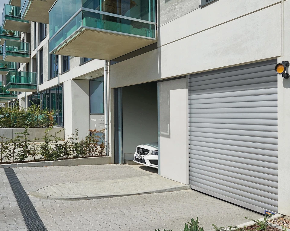 ✓ Hörmann Rolltor 3000 x 3000 mm Handrolltor Decotherm S SB 3 m Industrietor - Bild 4 von 4