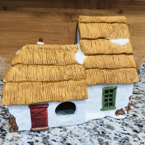Dept 56 Dickens' Village Christmas Carol Cottage Bob Cratchit Tiny Tim Retired - Picture 4 of 8