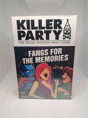 Killer Party The Social Mystery Party Game Fangs for the Memories New
