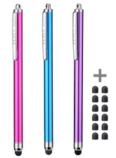 3Pcs Capacitive Stylus Pen for iPad with High Sensitivity Fiber Tip