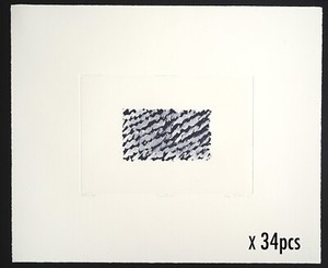 Richard Tuttle 'Surface' Signed 1997 Original Color Photogravure- 34 Available!