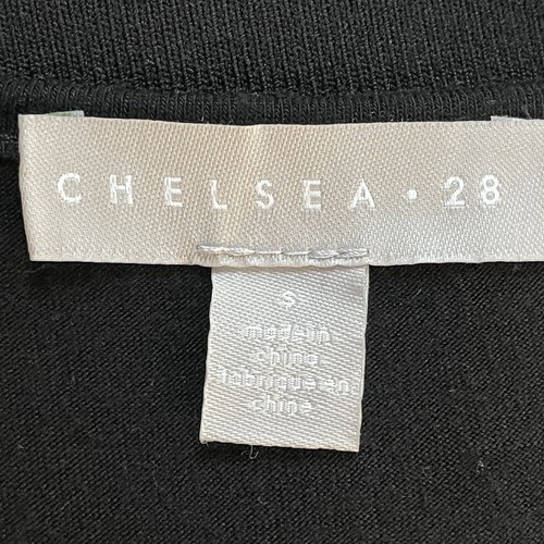 Chelsea28 Women’s Sz S Black Crochet Knit Short Sleeve Dress LBD Career Event - Picture 7 of 8