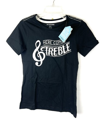 Hatley Women s Black Graphic Tee Shirt Size XS