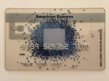 American Express FAKE Credit Card▪️Rare▪️Collectible Only▪️Your Name Here▪️Clear