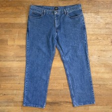 Vintage Mens Faded Jeans Size 42x29 1990s Lee Regular Fit Denim 42 Waist