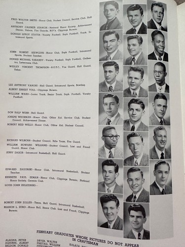 VTG. 1950 Tilden Technical High School Yearbook, Chicago, IL Genealogy Use - Picture 19 of 23