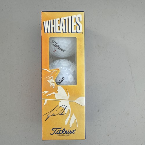 Tiger Woods Wheaties Titleist Golf Balls | 1 Sleeve of 3 Golf Balls