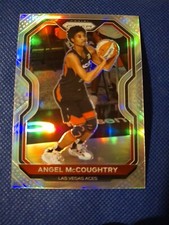 2021 ANGEL MCCOUGHTRY PANINI PRIZM SILVER WNBA CARD #44 LV LAS VEGAS ACES