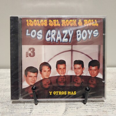 Los Crazy Boys Idolos Del Rock & Roll Vol 3 Y Otros Mas Spanish Cd NEW SEALED