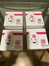  4  T Mobile Portable Selfie Clip-On Promo Ring Lights for Smartphones/Tablets