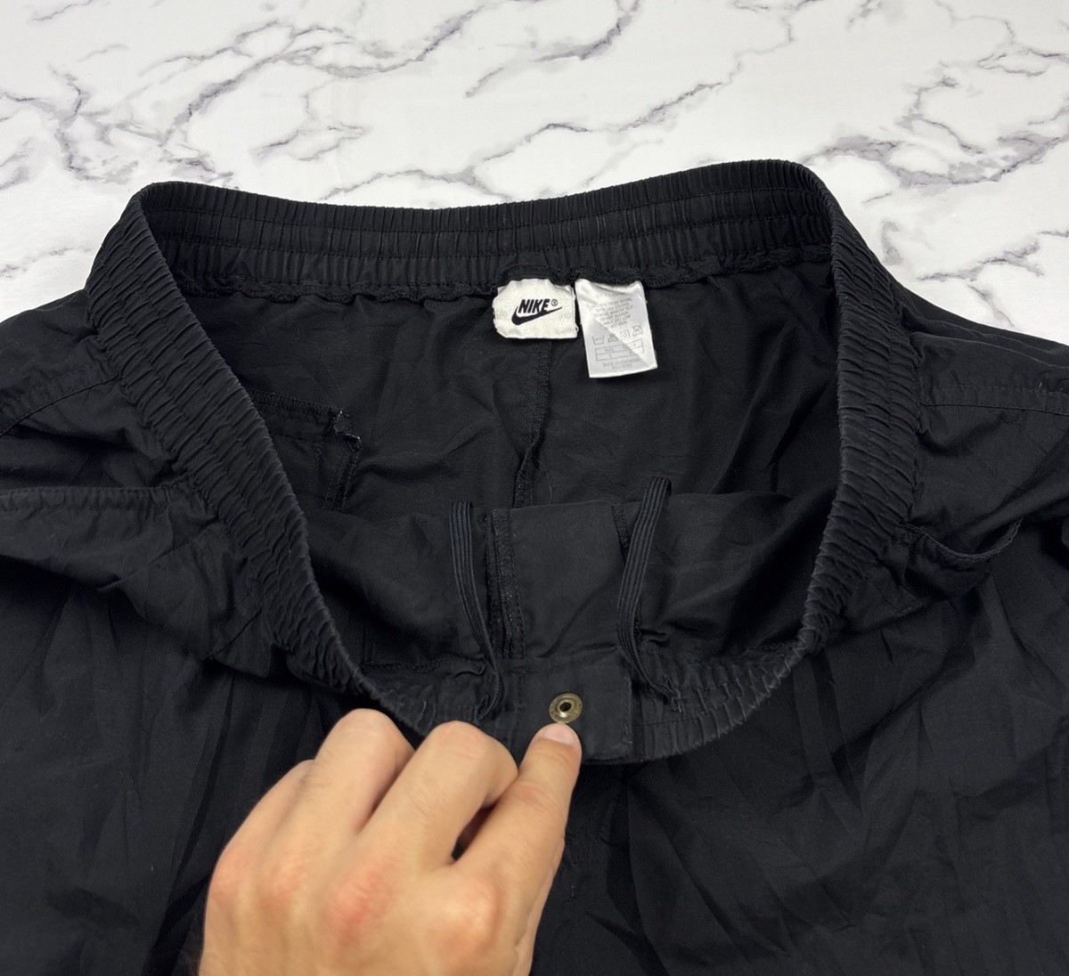 Vintage 90s Nike Challenge Court Black Shorts Andre Agassi Tennis