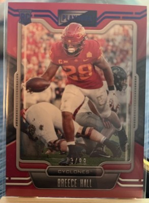 2022 Panini Chronicles Draft Picks - PlayBook Breece Hall #6 Blue /99 (RC)