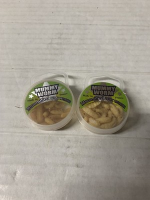 (x2)- Packs Eurotackle Mummy Worms Natural