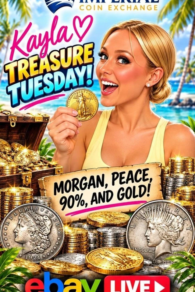 eBay Live Imperial Coin's Treasure Tuesday! Morgan, Peace, 90%, and Gold!