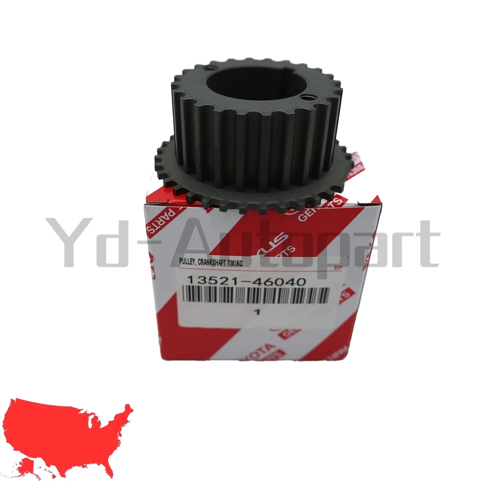 OEM Crankshaft Timing Pulley Gear 13521-46040 For Toyota Lexus Supra GS300 IS300 Foto 4 de 4