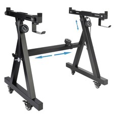 Keyboard Stand Piano w/ Wheels Duty Piano Stand Z Style Adjustable Keyboard S...