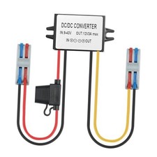 DC Automatic Step Up Down Voltage Regulator Stabilizer White-DC 9-40V to 12V3A