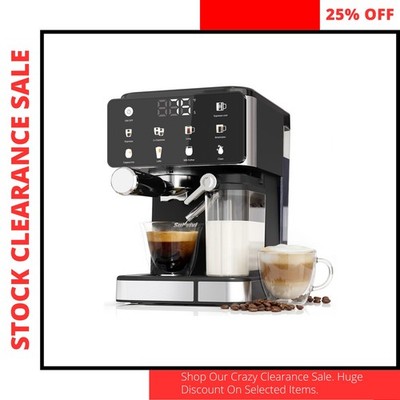 Espresso Machine Cold Brew Milk Frother Touchscreen