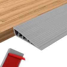 0.6" Rise Threshold Ramps for Doorways 40'' L Floor Transition Strip Self-Adh...