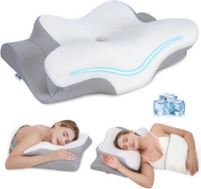 Cervical Neck Pillow, Memory Foam Pillows for Neck and Shoulder Pain Relief, 2 H
