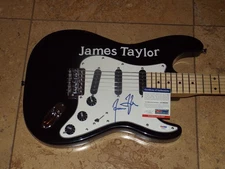 JAMES TAYLOR signed guitar PSA COA NICE AUTOGRAPHED RARE