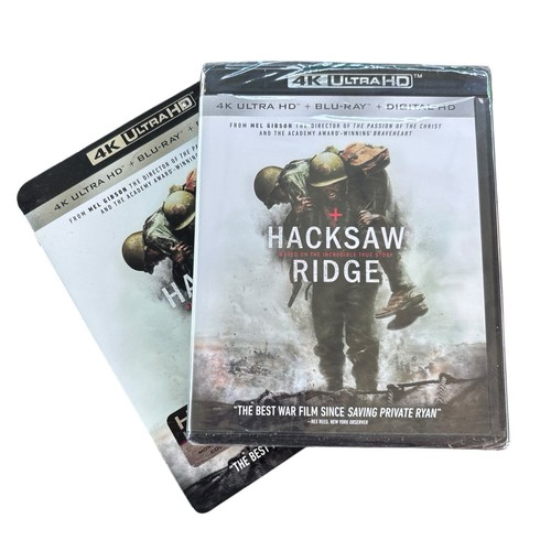 Hacksaw Ridge 4K UHD Blu-ray With Slipcover Andrew Garfield Mel Gibson NEW - Picture 3 of 10
