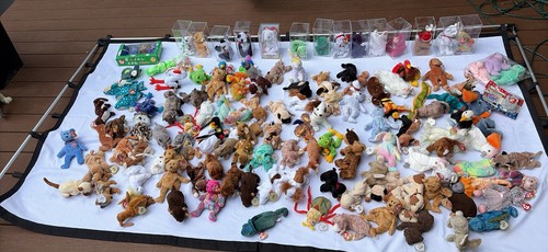 π₯ HUGE TY BEANIE BABY COLLECTION β OVER 100+ BEANIES! π₯ All Tags Protected!