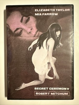 Secret Ceremony (DVD) Elizabeth Taylor Robert Mitchum Mia Farrow NEW SEALED