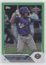 2023 Topps Pro Debut Green Foil 57/99 Yeiner Fernandez #PD-4 1p5
