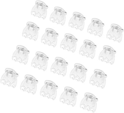 50Pcs Transparent Plant Orchid Clips,Flowers Fixer for Garden Vine Stem Plant...