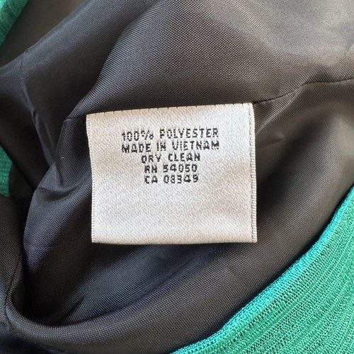 Vintage Y2K Kasper Teal Single Breasted Blazer w/ Oversized Black Buttons - Picture 8 of 9