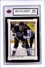 1990-91 O-Pee-Chee Premier Wayne Gretzky KSA 10 (Free Shipping $100+) #38