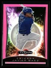 Javier Baez 2020 Panini Chronicles #29 Titan Pink #/25 Chicago Cubs