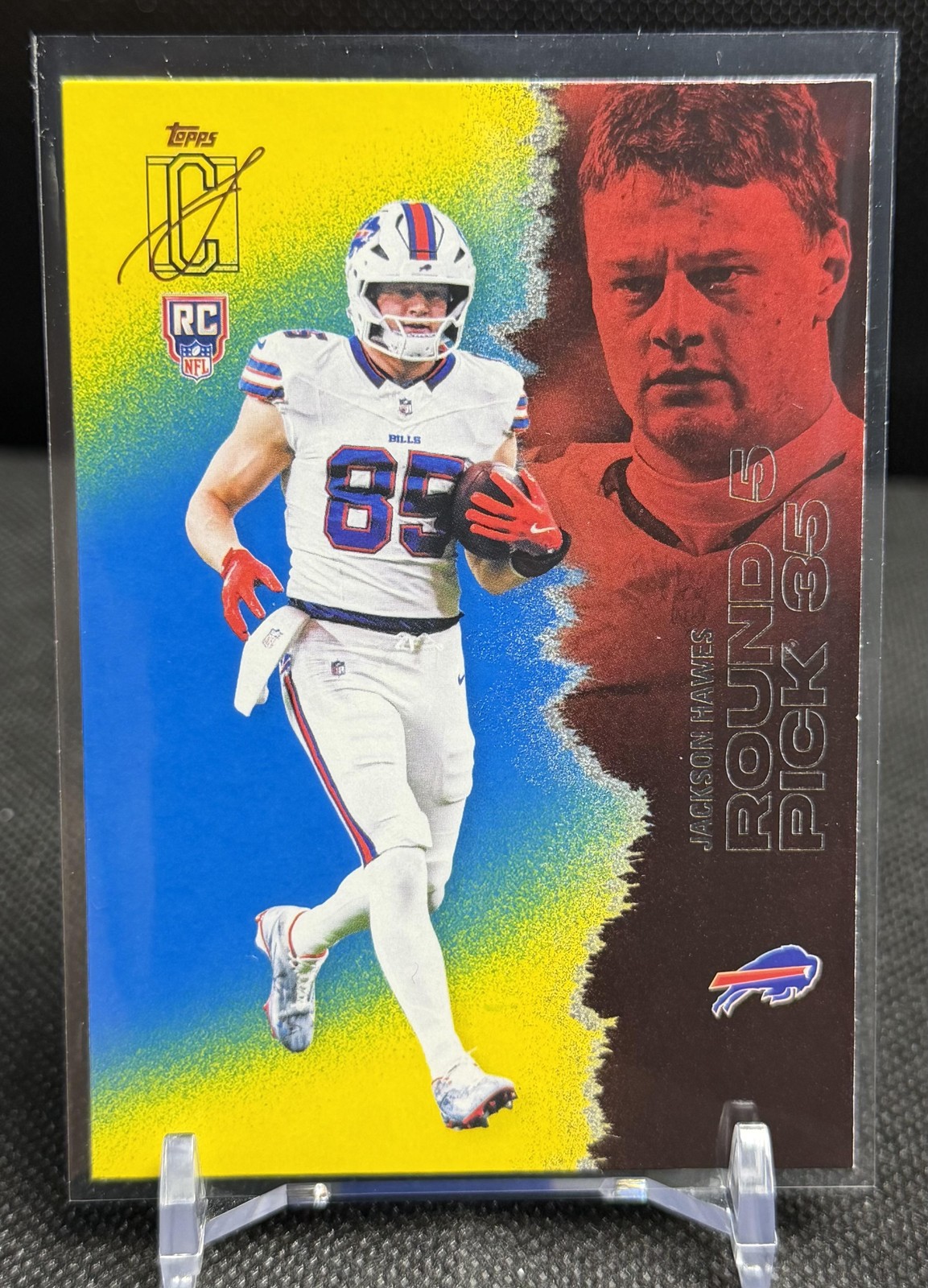 2025 Topps Signature Class #207 Jackson Hawes Blue & Yellow