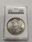 1886-P Morgan Silver Dollar VAM 1C Anacs MS62 Hot 50 Vams! Old Soap Box Holder