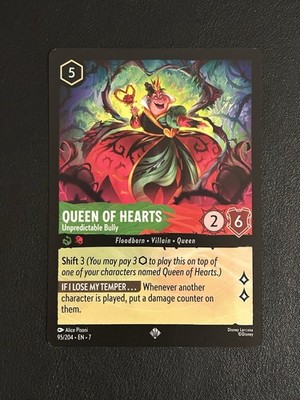 Queen of Hearts - Unpredictable Bully 95/204 Archazia's Island Regular