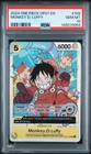 2024 ONE PIECE OP07-500 YEARS IN THE FUTURE #109 MONKEY D. LUFFY PSA 10