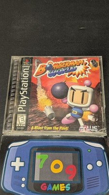 Bomberman World (Sony PlayStation 1, 1998) PS1 CIB Complete