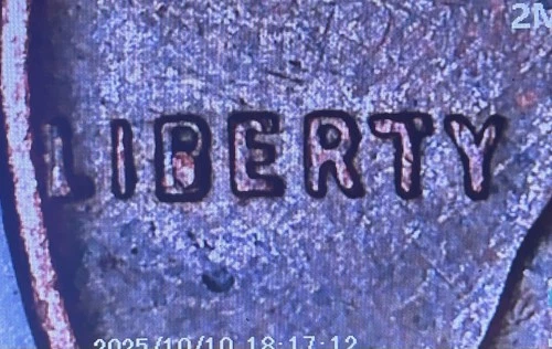 💥 1959 D Lincoln Wheat Cent Penny BIE Die Chip Error