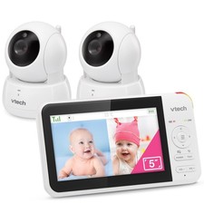 Image of VTech VM924-2 Video Baby Monitor with 2 Cameras, Pan and Tilt, Baby Monitor with