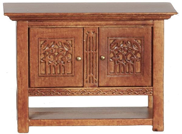 Puppenhaus Credenza Schrank Jakobinische Jbm Miniatur Walnuss Esszimmer MöBel-image